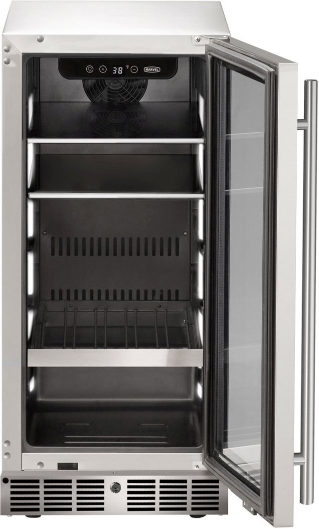 Marvel Essential Collection 15" 3 Cu. Ft. Stainless Steel Built-In Beverage Center-1