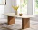 ACME Furniture Lidi Beige Dining Table with Brown Natural Base-1
