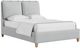 Artisan & Post by Vaughan-Bassett Pure Maple Blue Mist/Natural King Upholstered Panel Bed -0