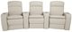 Palliser® Furniture Customizable Vertex 3-Seat Power Reclining Curved Home Theater Seating with Headrest and Lumbar-2