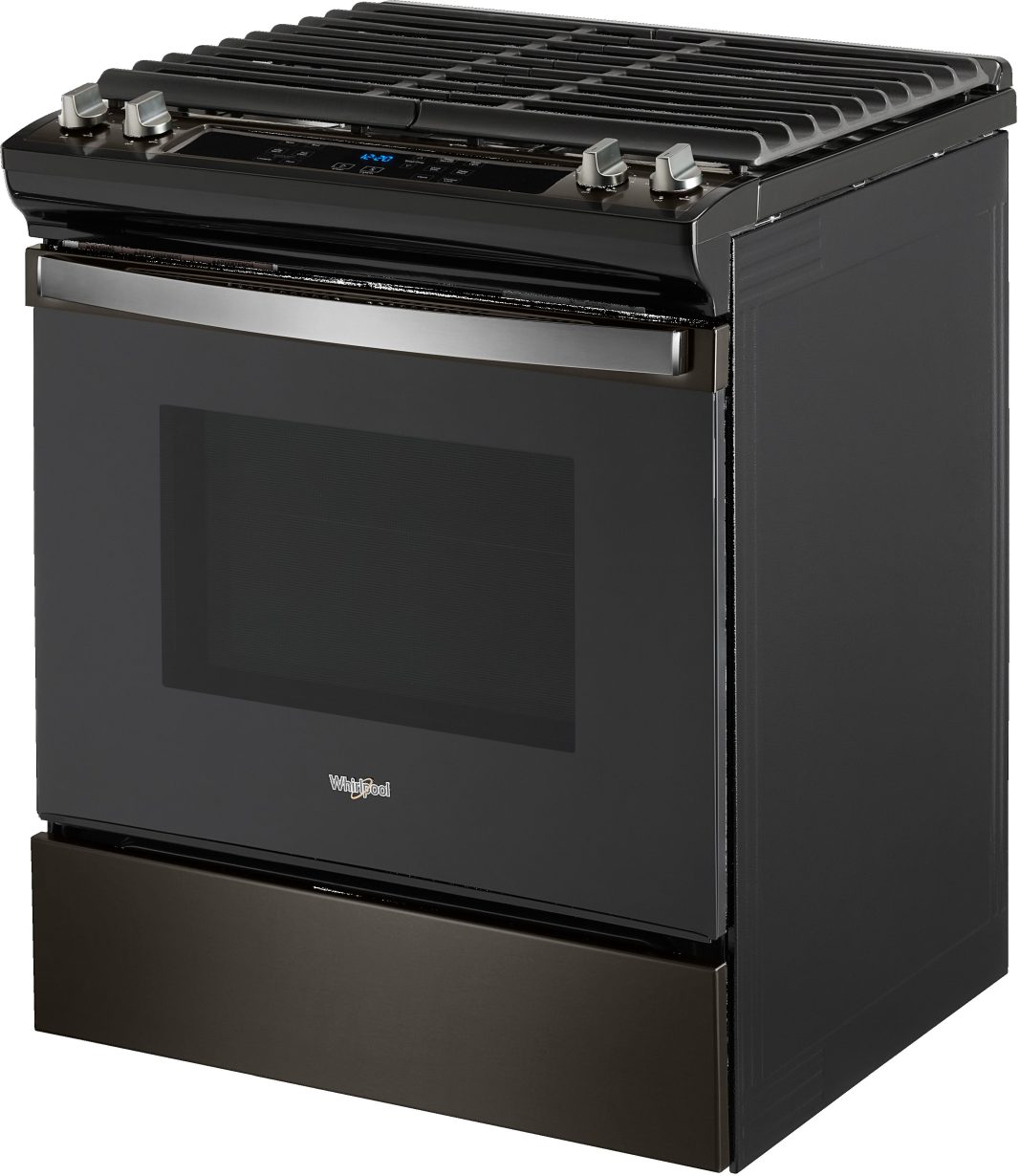 Whirlpool 30" Black Stainless Freestanding Gas Range - Thumbnail 2