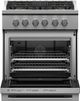 Fisher & Paykel Series 7 30" Stainless Steel Pro Style Gas Range-1