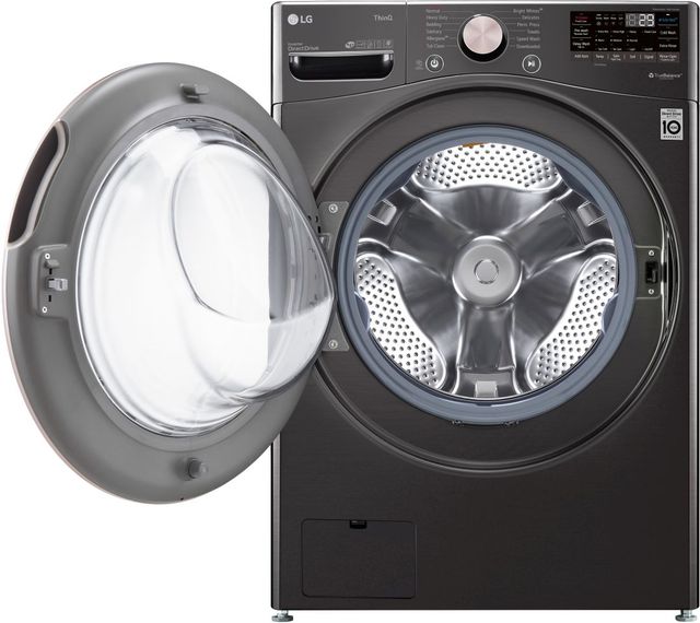 LG 4.5 Cu. Ft. Black Steel Front Load Washer-1