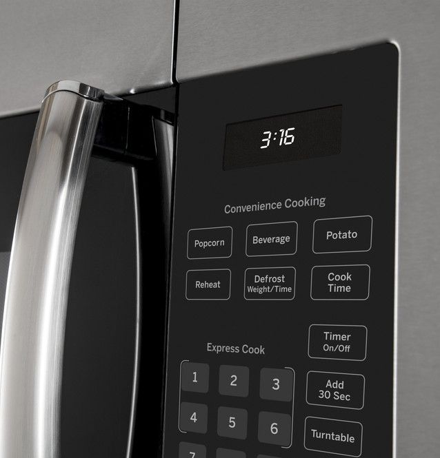 GE® 1.6 Cu. Ft. Stainless Steel Over The Range Microwave-1