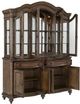 Mazin Furniture Heath Court Brown Oak Buffet & Hutch-2