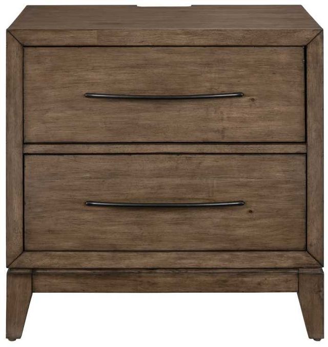 Liberty Furniture Shaker Lakes Harvest Brown Nightstand-2