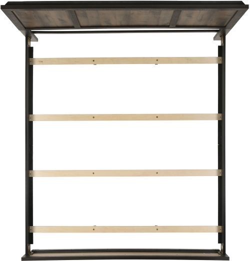 Elements International Harlington 4-Piece Walnut King Panel Bedroom Set-3