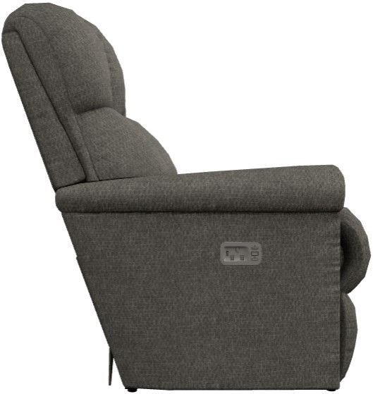 La-Z-Boy® Pinnacle Graphite Power Reclining Loveseat with Headrest-2