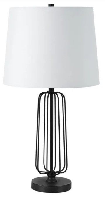 Renwil® Shadia 2-Piece Matte Black Table Lamp Set-1