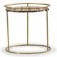 VIG Furniture Modrest Brown/Gold End Table-0