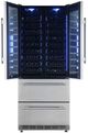 FORNO® Campania Alta Qualita 17.7 Cu. Ft. Stainless Steel Wine Column-4