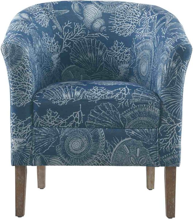 Linon Simon Club Denim Accent Chair-1