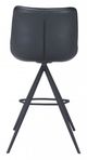 Zuo® Aki Black Set of 2 Counter Chairs-4