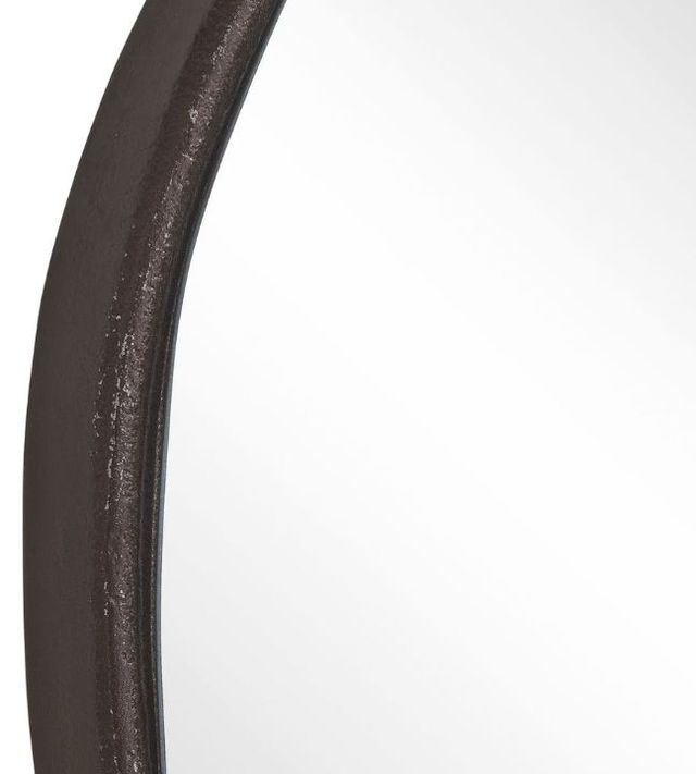 Uttermost® Lowen Dark Bronze Round Mirror-4