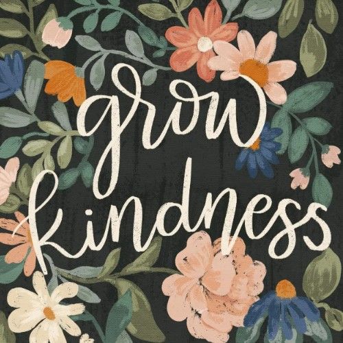 Classy Art Grow Kindness by Angel Nicole Wall Art-1