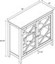 Linon Fetti Gray Large Cabinet-2