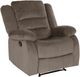 Homelegance® Jarita Chocolate Manual Recliner-0