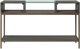 Riverside Furniture Hyde Glass Top Console Table with Caviar Base-2