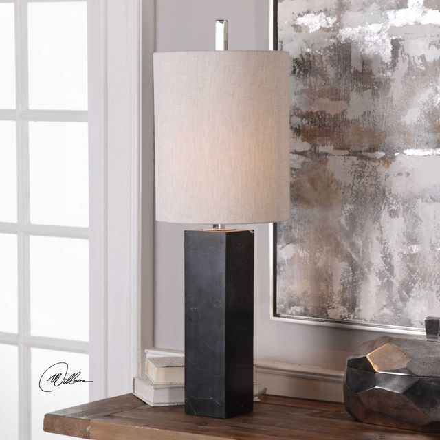 Uttermost® Delaney Black Buffet Lamp-1