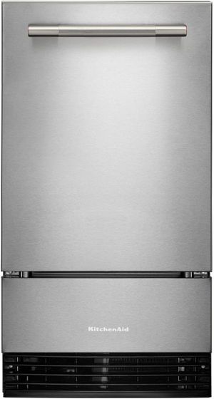 KitchenAid® 18” 35 lb. PrintShield™ Stainless Steel Ice Maker