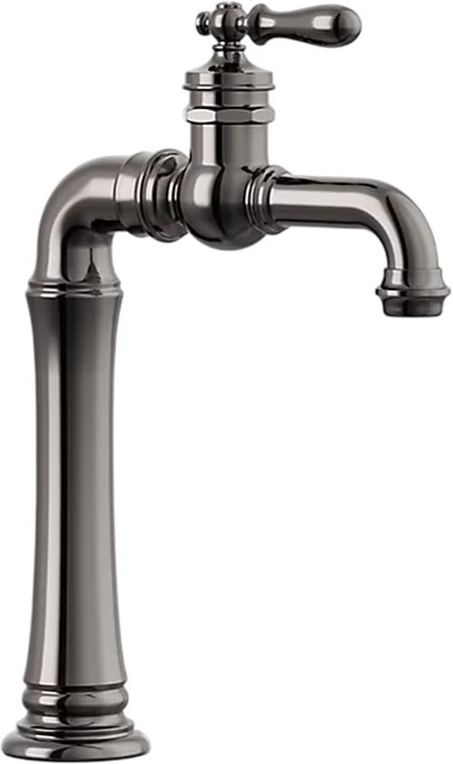 KOHLER® Artifacts® Gentleman's® Vibrant Titanium Single-Handle Bar Sink Faucet-0