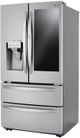LG 36 in. 27.8 Cu. Ft. Print Proof Stainless Steel French Door Refrigerator-2