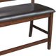 Intercon Kona Raisin Ladder Back Bench-2