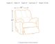 Signature Design by Ashley® Darcy Cobblestone Rocker Recliner-3