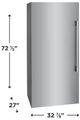 Frigidaire Professional® 33" 18.9 Cu. Ft. Stainless Steel Column Freezer-2