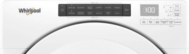 Whirlpool® 7.4 Cu. Ft. White Front Load Gas Dryer-4