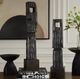 Uttermost® Cipher 2-Piece Aged Black/Brown Totem Set-1