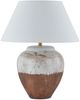 Forty West Saratoga Brown/White Table Lamp-0