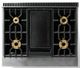 Viking® 7 Series 36" Slate Blue Pro Style Dual Fuel Range with 12" Reversible Griddle-4