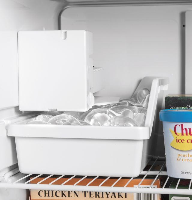 GE® 28 in. 17.5 Cu. Ft. Stainless Steel Top Freezer Refrigerator-5