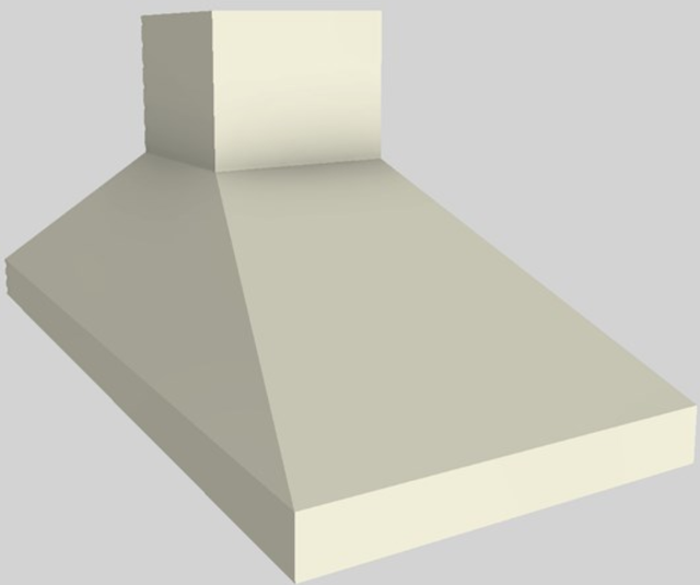 Vent-A-Hood® 66" Biscuit Euro-Style Island Range Hood-4