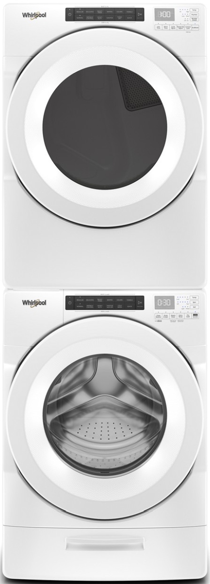 Whirlpool 7.4 Cu. Ft. White Front Load Gas Dryer - Thumbnail 5
