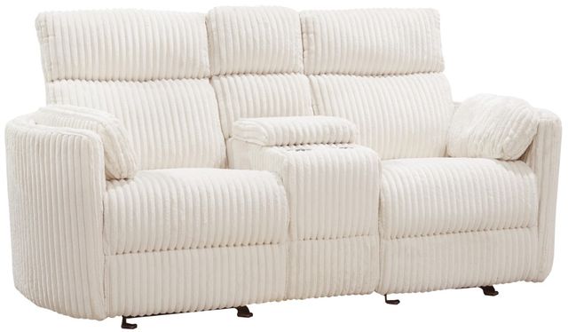Parker House® Radius Mega Ivory Power Reclining Console Loveseat-0