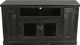 American Heartland Manufacturing Rustic Antique Black TV Stand-1