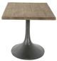 Nest Home Collections Megan Medium Gray Dining Table with Iron Base-4