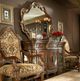 Michael Amini® Villa Valencia® Classic Chestnut Sideboard with Mirror-1