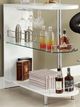 Furniture of America® Numbi Chrome/Off White Mini Server-0