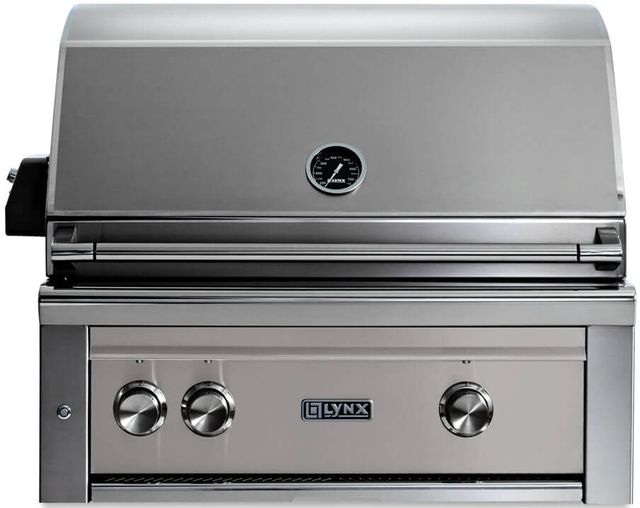 LYNX® Professional 2-Burner Limestone Built-In Liquid Propane Grill with 1 Trident Infrared Burner, 1 Ceramic Burner and Rotisserie-0