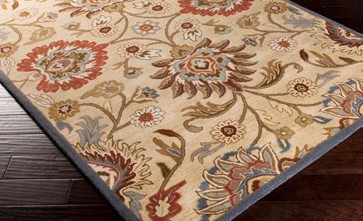 Surya Caesar Beige Multi 5'x8' Area Rug-1