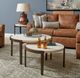 Flexsteel® Palette Beige Coffee Table with Brown Base-4