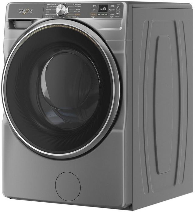 Whirlpool® Radiant Silver Front Load Laundry Pair-4