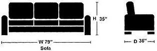 Edgewood Furniture Pottery Anthracite Queen Sleeper Sofa-2
