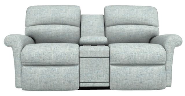 La-Z-Boy® Robin Mist Power Reclining Loveseat with Console and Headrest-1