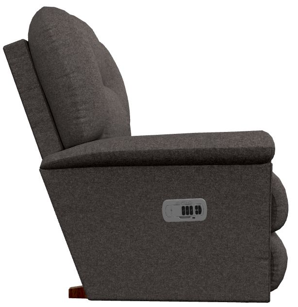 La-Z-Boy® Jasper Chocolate Power Rocking Recliner with Headrest-3