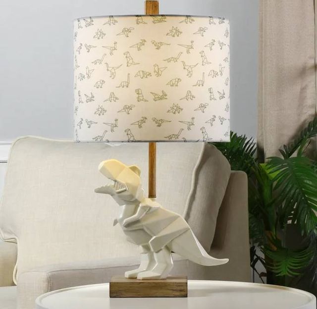 Stylecraft Brown/Off-White/White Table Lamp-4