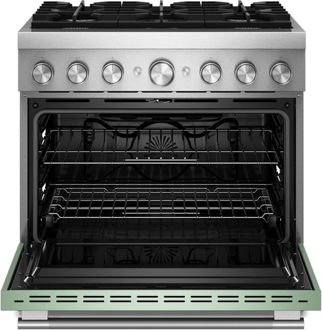 KitchenAid® 36" Cardamom 6 Burner Pro Style Dual Fuel Range with No Preheat Air Fry Mode -1